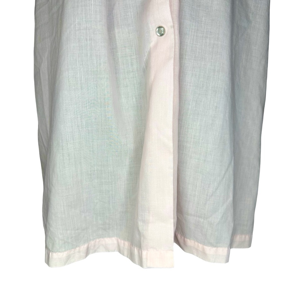 Vintage Gilead Cottagecore Lace Trim Nightgown - Women’s Size Large - Pale Pink - Picture 8 of 11